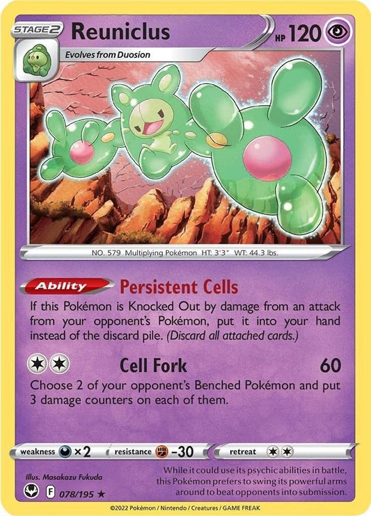 Pokemon - Reuniclus (078/195) (SWSH12: Silver Tempest)
