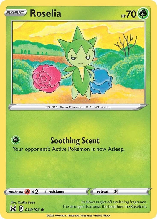 Pokemon - Roselia (014/196) (SWSH11: Lost Origin)