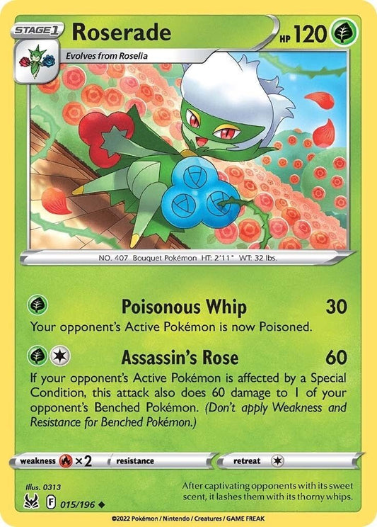 Pokemon - Roserade (015/196) (SWSH11: Lost Origin)