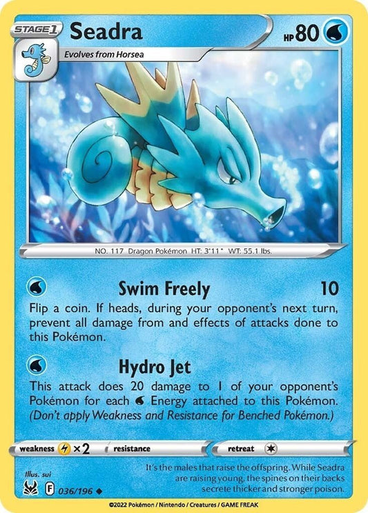 Pokemon - Seadra (036/196) (SWSH11: Lost Origin)