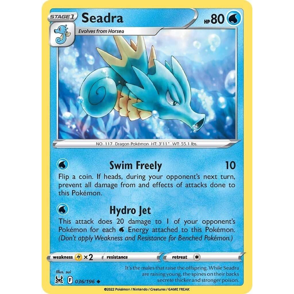 Pokemon Seadra (036/196) (SWSH11: Lost Origin) by LAB7 Malta, Europe
