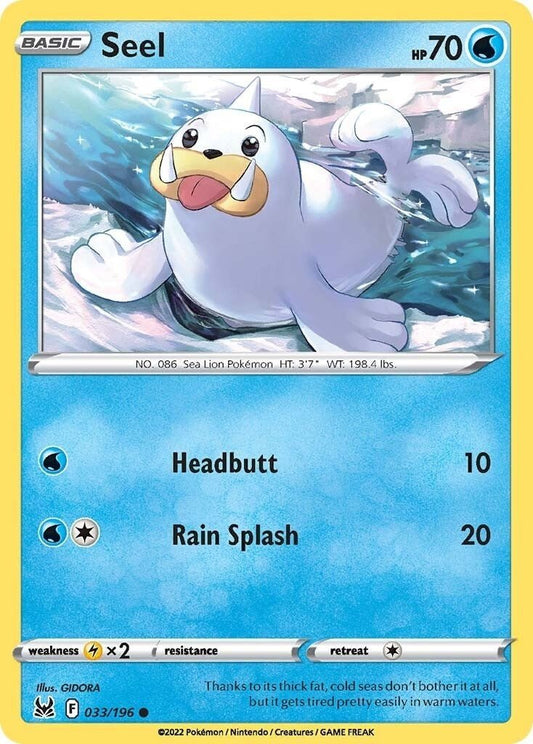 Pokemon - Seel (033/196) (SWSH11: Lost Origin)