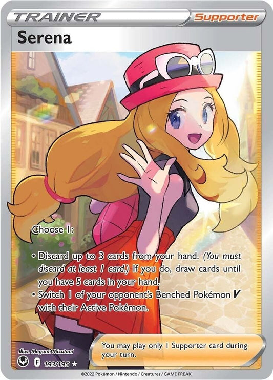 Pokemon - Serena (Full Art) (193/195) (SWSH12: Silver Tempest)