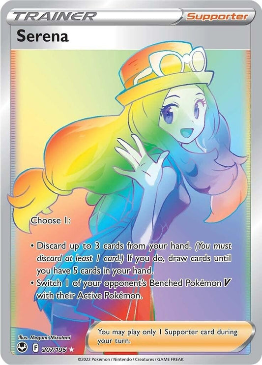 Pokemon - Serena (Secret) (207/195) (SWSH12: Silver Tempest)
