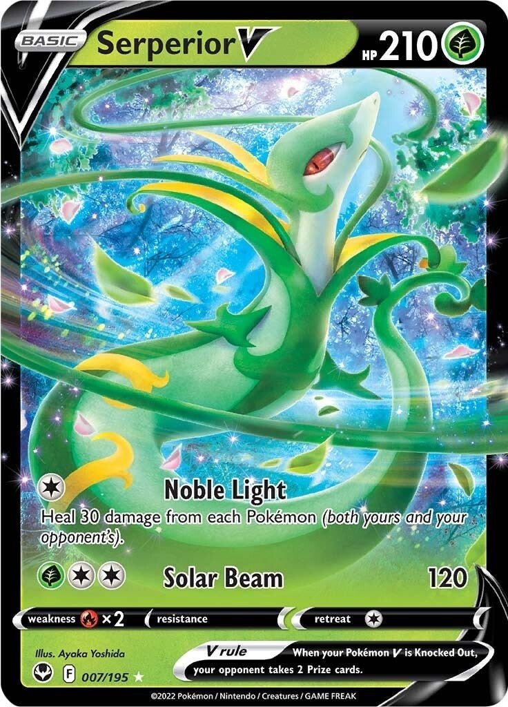 Pokemon - Serperior V (007/195) (SWSH12: Silver Tempest)