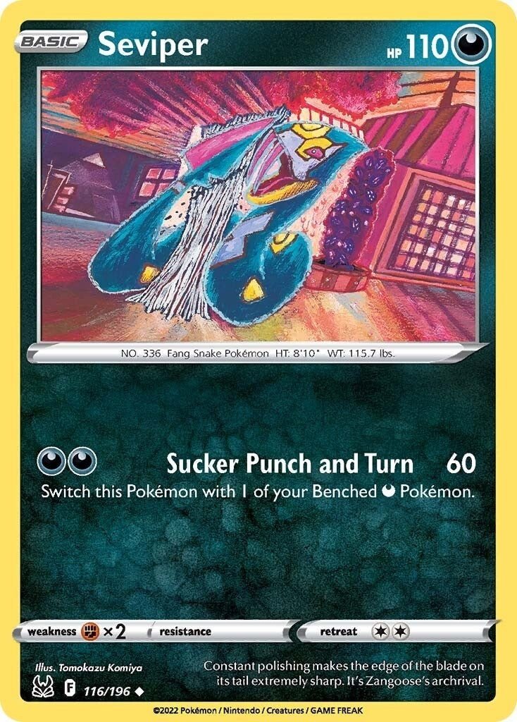 Pokemon - Seviper (116/196) (SWSH11: Lost Origin)