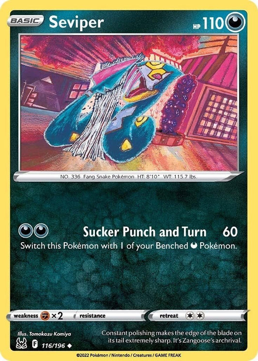 Pokemon - Seviper (116/196) (SWSH11: Lost Origin)