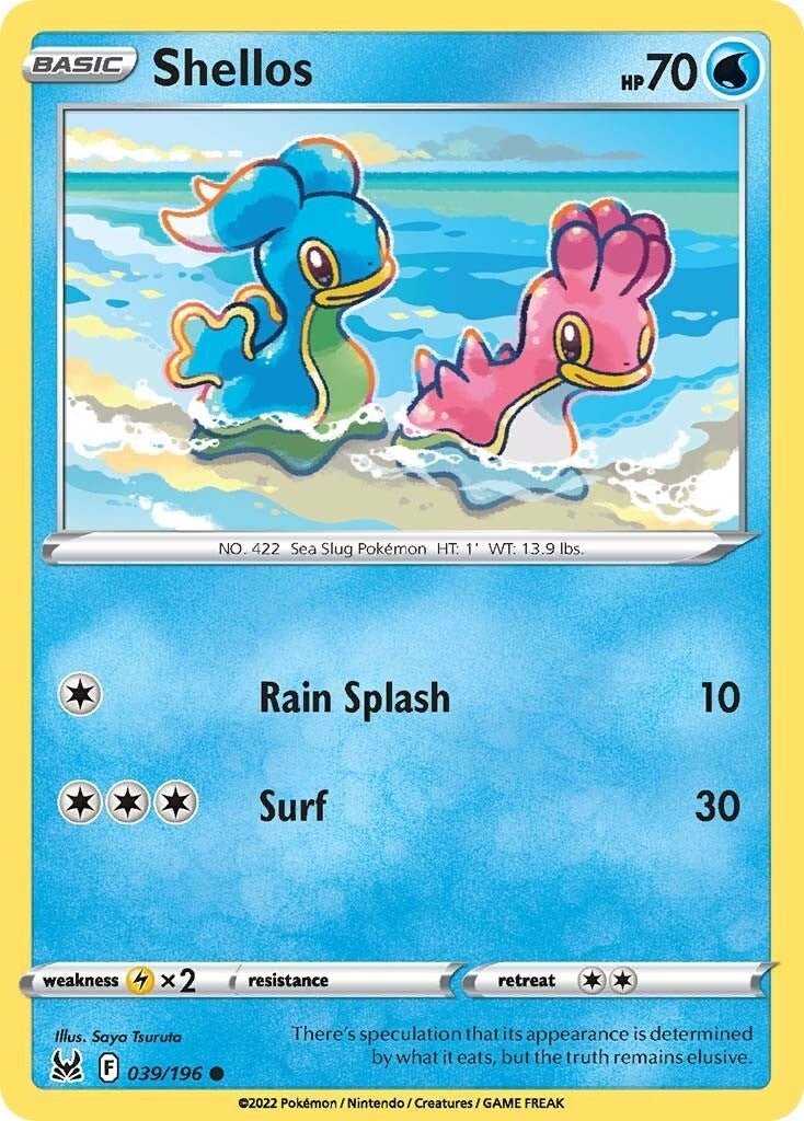 Pokemon - Shellos (039/196) (SWSH11: Lost Origin)
