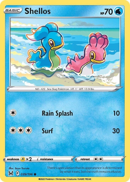 Pokemon - Shellos (039/196) (SWSH11: Lost Origin)