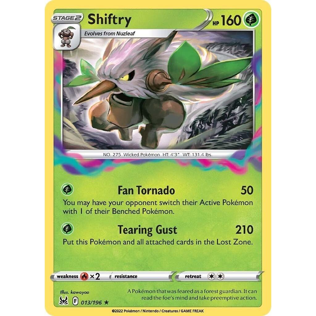 Pokemon Shiftry (013/196) (SWSH11: Lost Origin) by LAB7 Malta, Europe