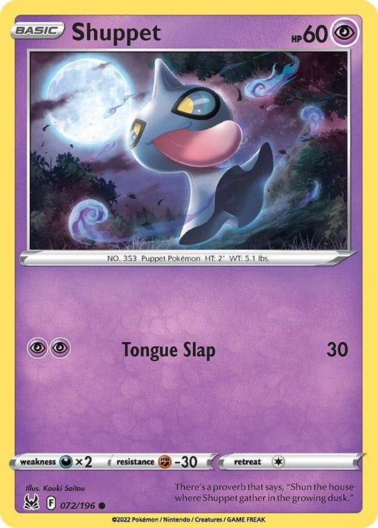 Pokemon - Shuppet (072/196) (SWSH11: Lost Origin)