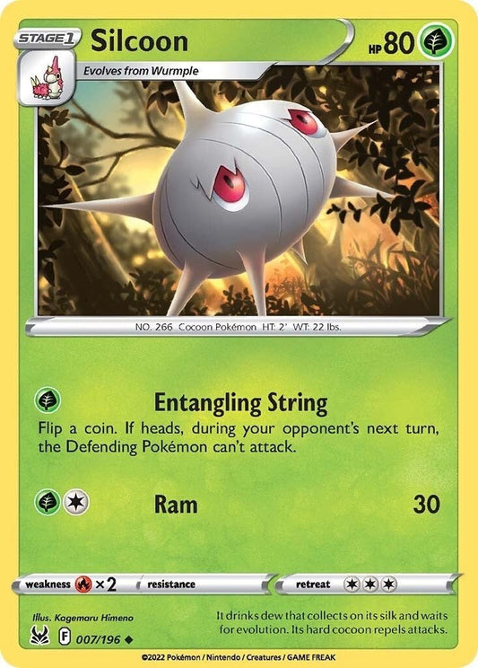 Pokemon - Silcoon (007/196) (SWSH11: Lost Origin)