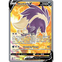 The Pokemon Company Skuntank V (Full Art) (180/195) (SWSH12: Silver Tempest) by LAB7 Malta, Europe