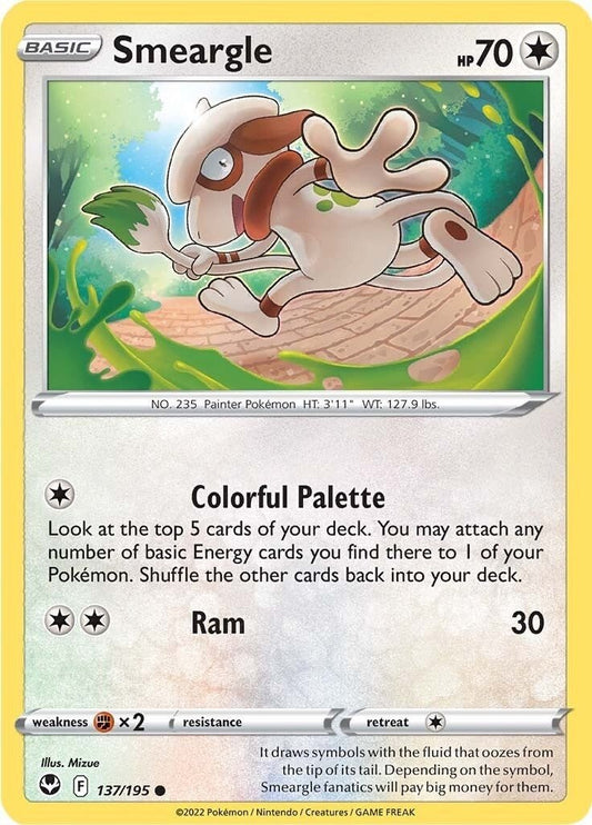 Pokemon - Smeargle (137/195) (SWSH12: Silver Tempest)