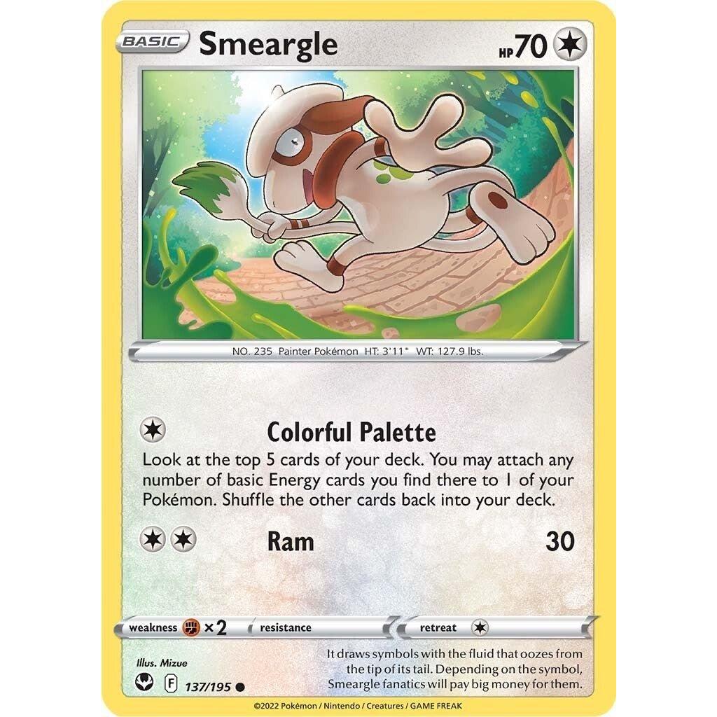 The Pokemon Company Smeargle (137/195) (SWSH12: Silver Tempest) by LAB7 Malta, Europe