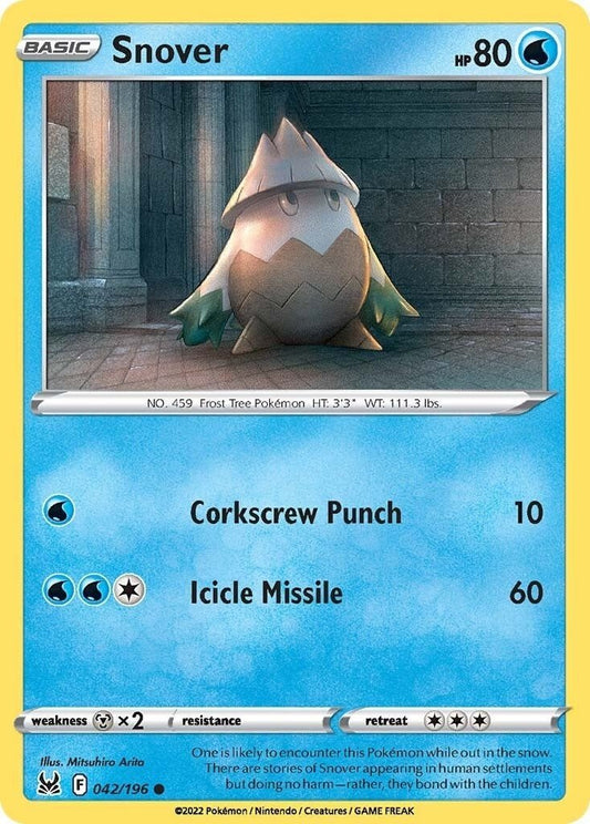Pokemon - Snover (042/196) (SWSH11: Lost Origin)