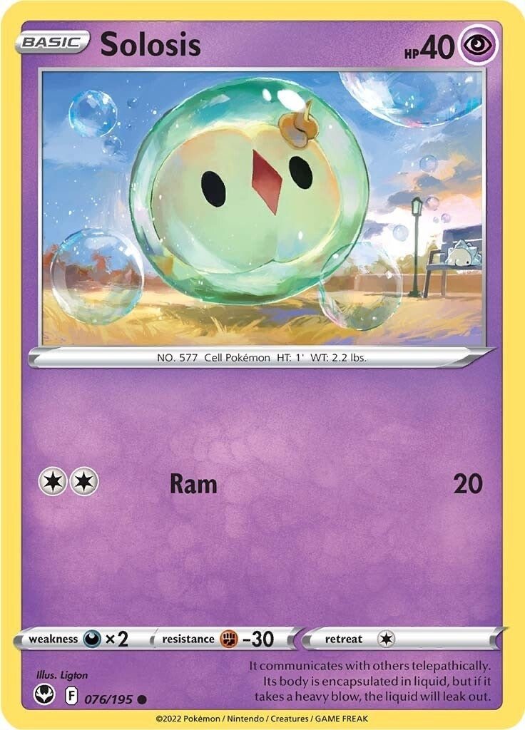 Pokemon - Solosis (076/195) (SWSH12: Silver Tempest)