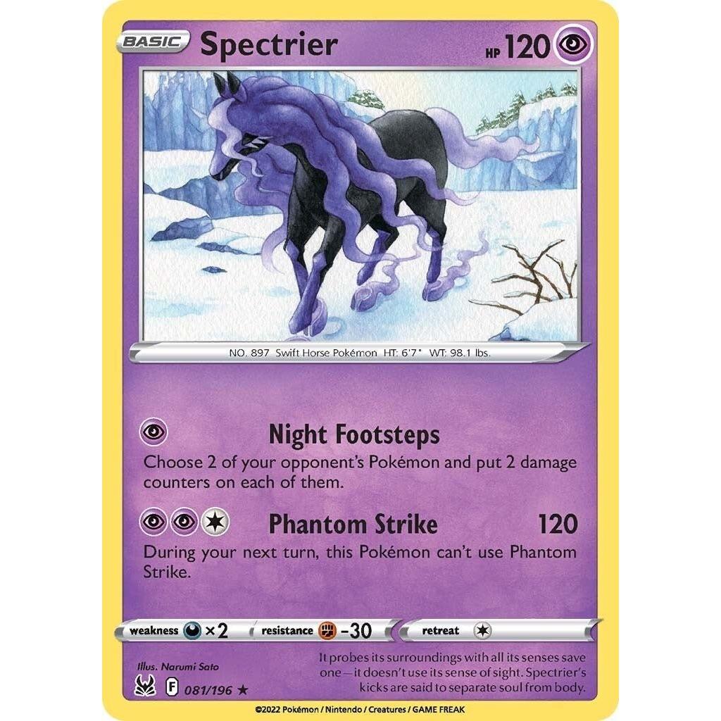 Pokemon Spectrier (081/196) (SWSH11: Lost Origin) by LAB7 Malta, Europe