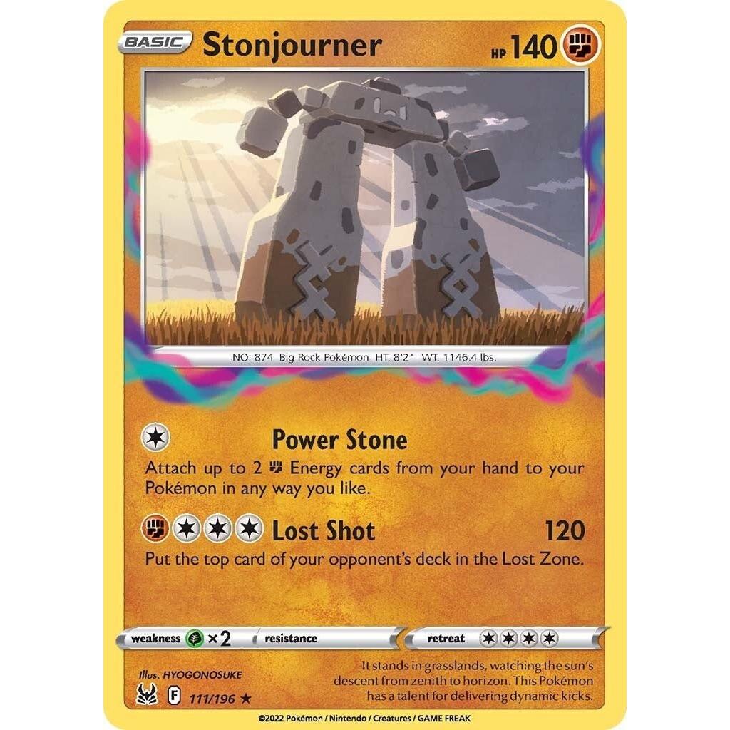 Pokemon Stonjourner (111/196) (SWSH11: Lost Origin) by LAB7 Malta, Europe