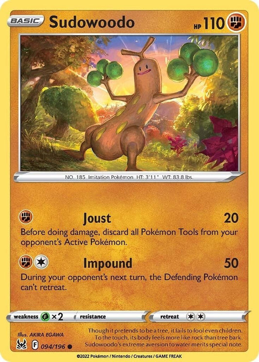 Pokemon - Sudowoodo (094/196) (SWSH11: Lost Origin)