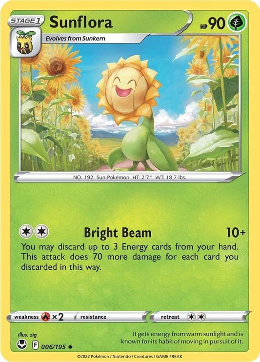 Pokemon - Sunflora (006/195) (SWSH12: Silver Tempest)