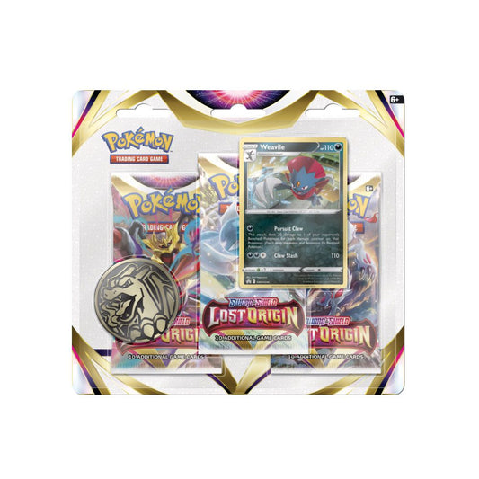 Buy Pokemon TCG: Lost Origin - 3 - Pack Blister Weavile 1 - fast Malta shipping across Europe. Limited stock, secure checkout. Order now!