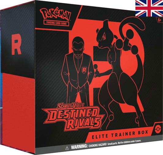 Buy Pokémon TCG Scarlet & Violet Destined Rivals Elite Trainer Box 1 - fast Malta shipping across Europe. Limited stock, secure checkout. Order now!