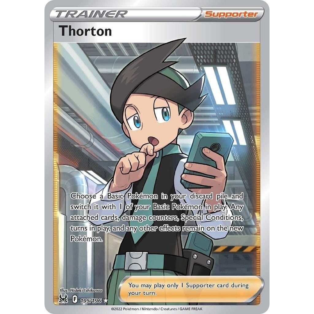 Pokemon Thorton (Full Art) (195/196) (SWSH11: Lost Origin) by LAB7 Malta, Europe