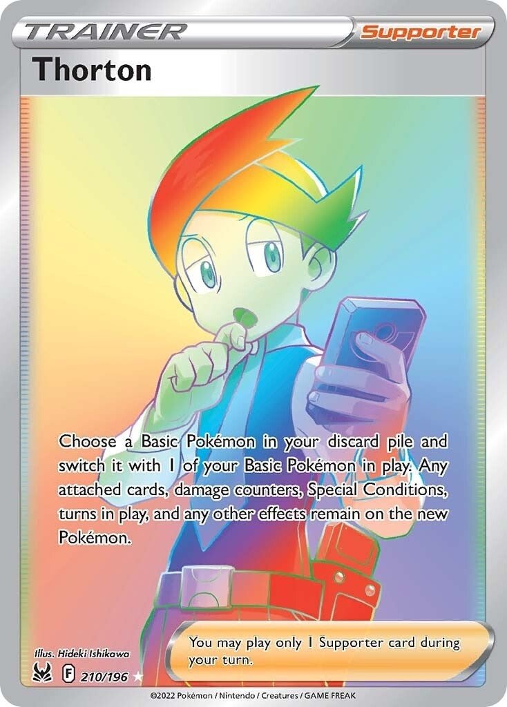 Pokemon - Thorton (Secret) (210/196) (SWSH11: Lost Origin)
