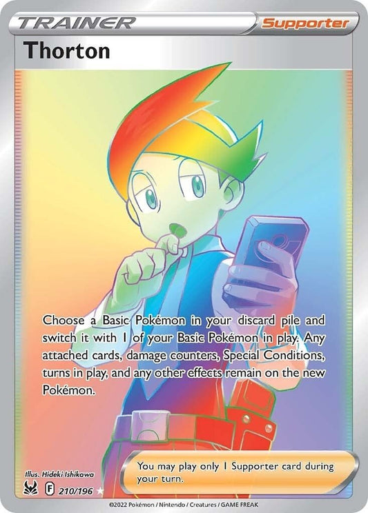 Pokemon - Thorton (Secret) (210/196) (SWSH11: Lost Origin)