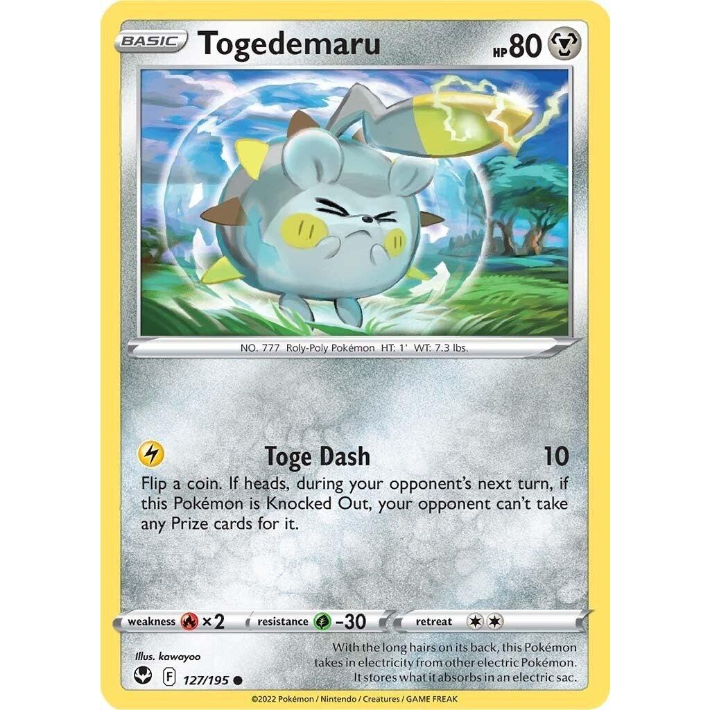 The Pokemon Company Togedemaru (127/195) (SWSH12: Silver Tempest) by LAB7 Malta, Europe