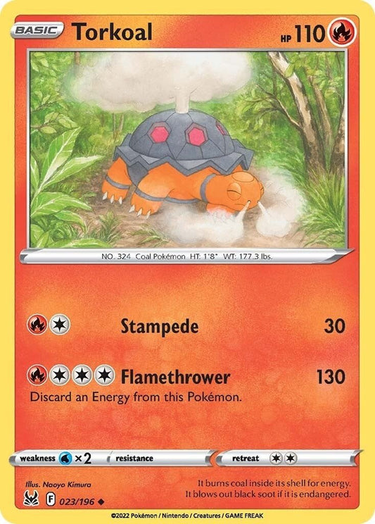 Pokemon - Torkoal (023/196) (SWSH11: Lost Origin)