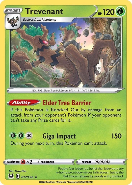 Pokemon - Trevenant (017/196) (SWSH11: Lost Origin)