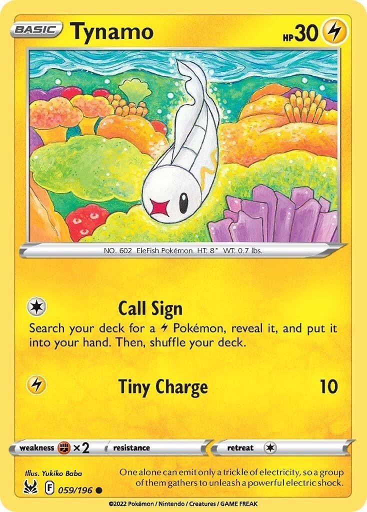 Pokemon - Tynamo (059/196) (SWSH11: Lost Origin)