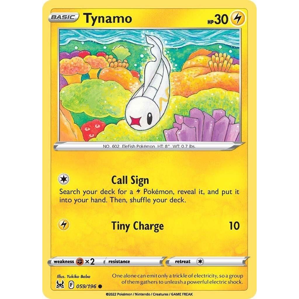 Pokemon Tynamo (059/196) (SWSH11: Lost Origin) by LAB7 Malta, Europe