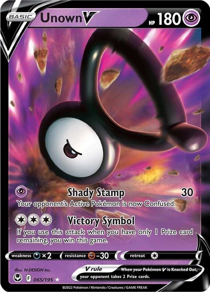 Pokemon - Unown V (065/195) (SWSH12: Silver Tempest)