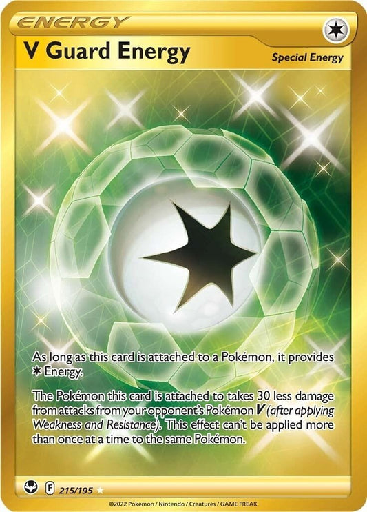 Pokemon - V Guard Energy (Secret) (215/195) (SWSH12: Silver Tempest)
