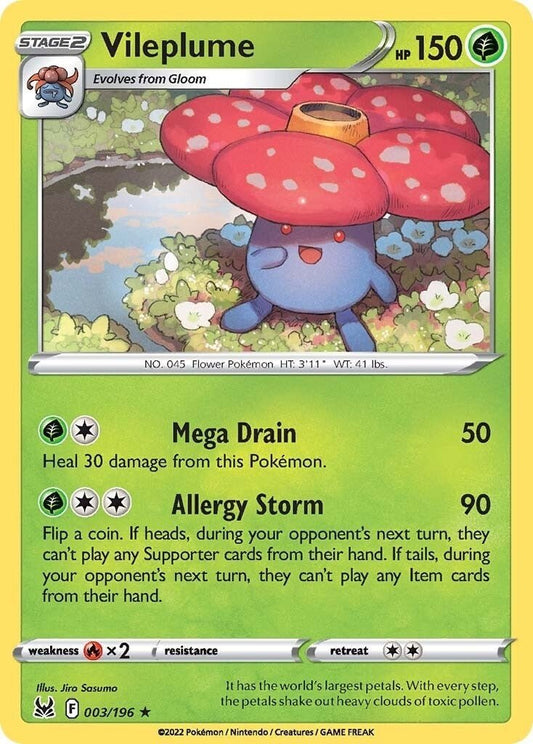 Pokemon - Vileplume (003/196) (SWSH11: Lost Origin)