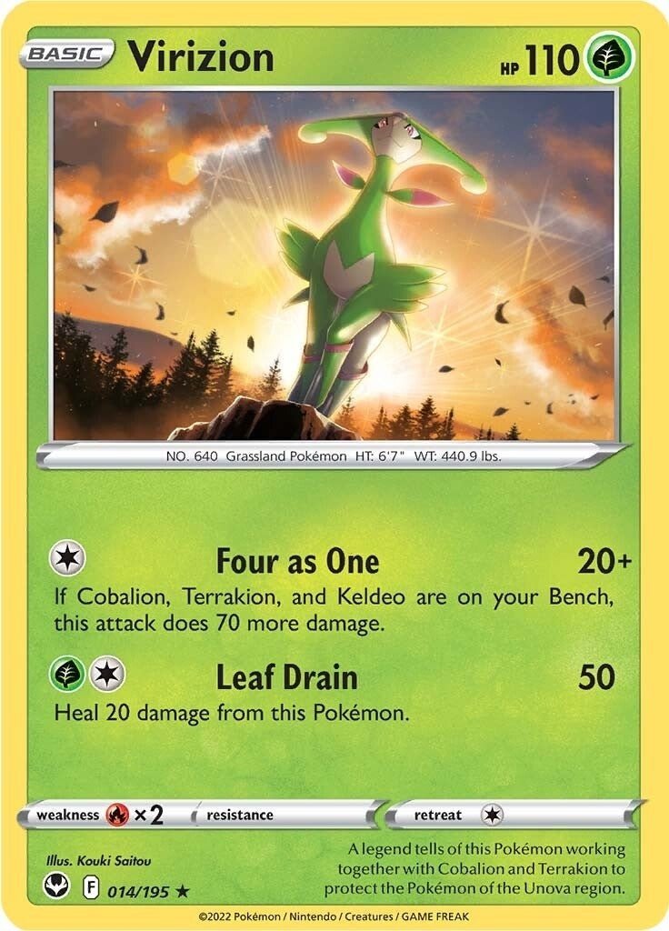 Pokemon - Virizion (014/195) (SWSH12: Silver Tempest)