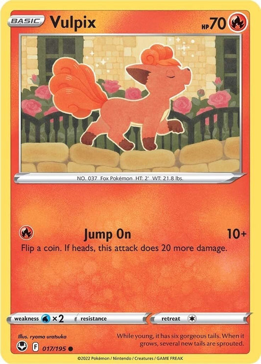 Pokemon - Vulpix (017/195) (SWSH12: Silver Tempest)