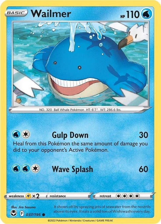 Pokemon - Wailmer (037/195) (SWSH12: Silver Tempest)