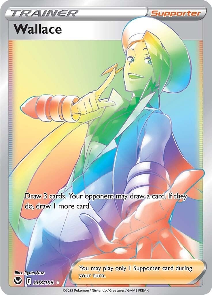 Pokemon - Wallace (Secret) (208/195) (SWSH12: Silver Tempest)