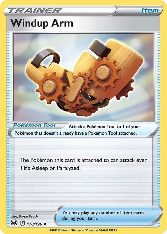 Pokemon - Windup Arm (170/196) (SWSH11: Lost Origin)