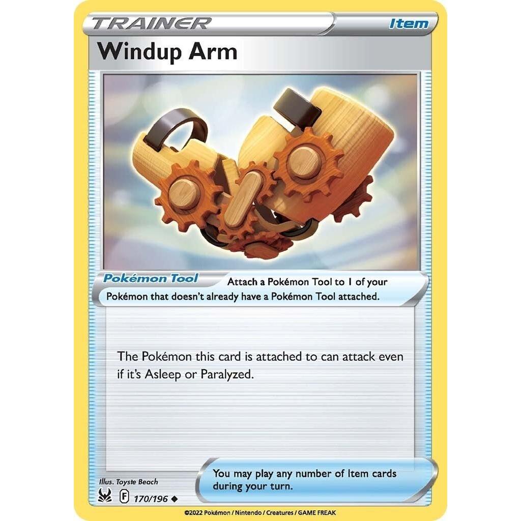 Pokemon Windup Arm (170/196) (SWSH11: Lost Origin) by LAB7 Malta, Europe