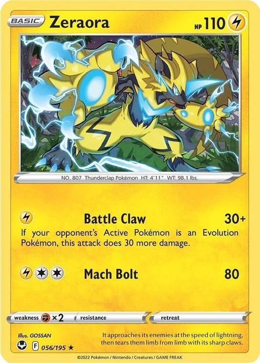 Pokemon - Zeraora (056/195) (SWSH12: Silver Tempest)
