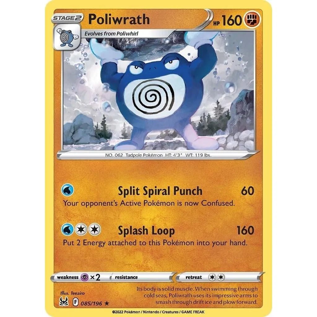 Poliwrath (085/196) (SWSH11: Lost Origin) in Malta | LAB7