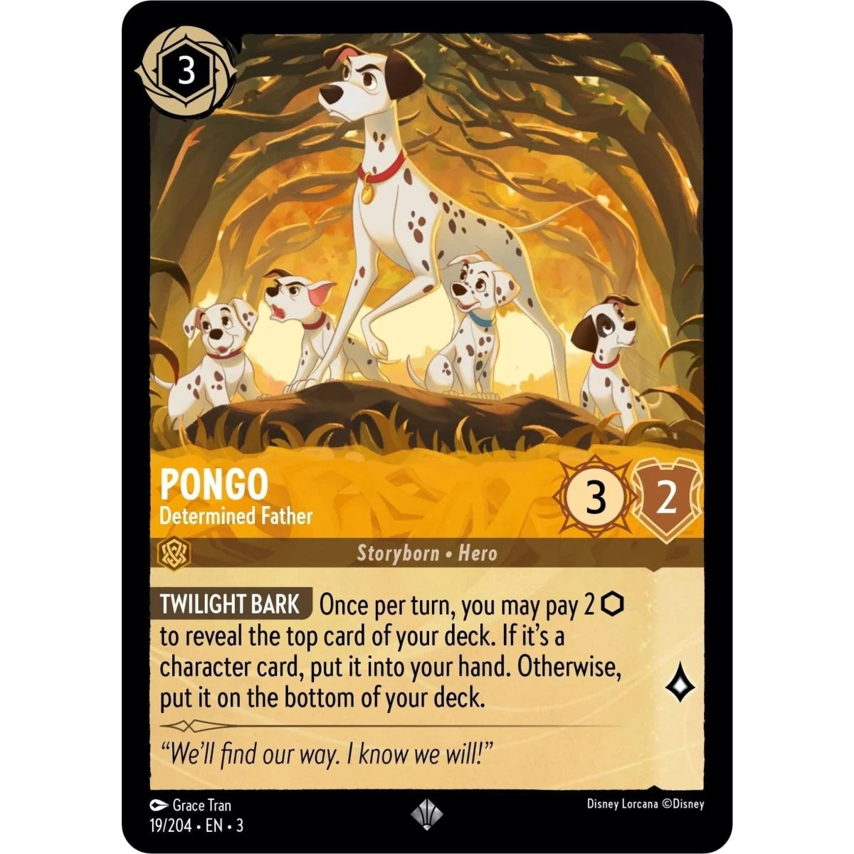 Pongo - Determined Father (19/204) (Into the Inklands) in Malta | LAB7
