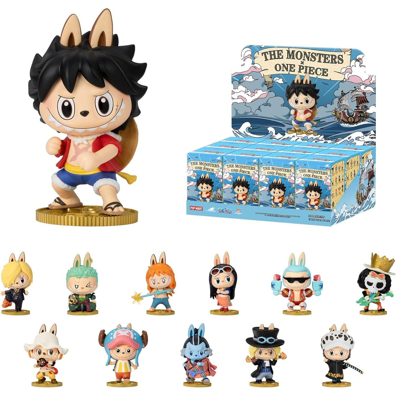 POP MART The Monsters x One Piece Blind Box Figures in Malta | LAB7