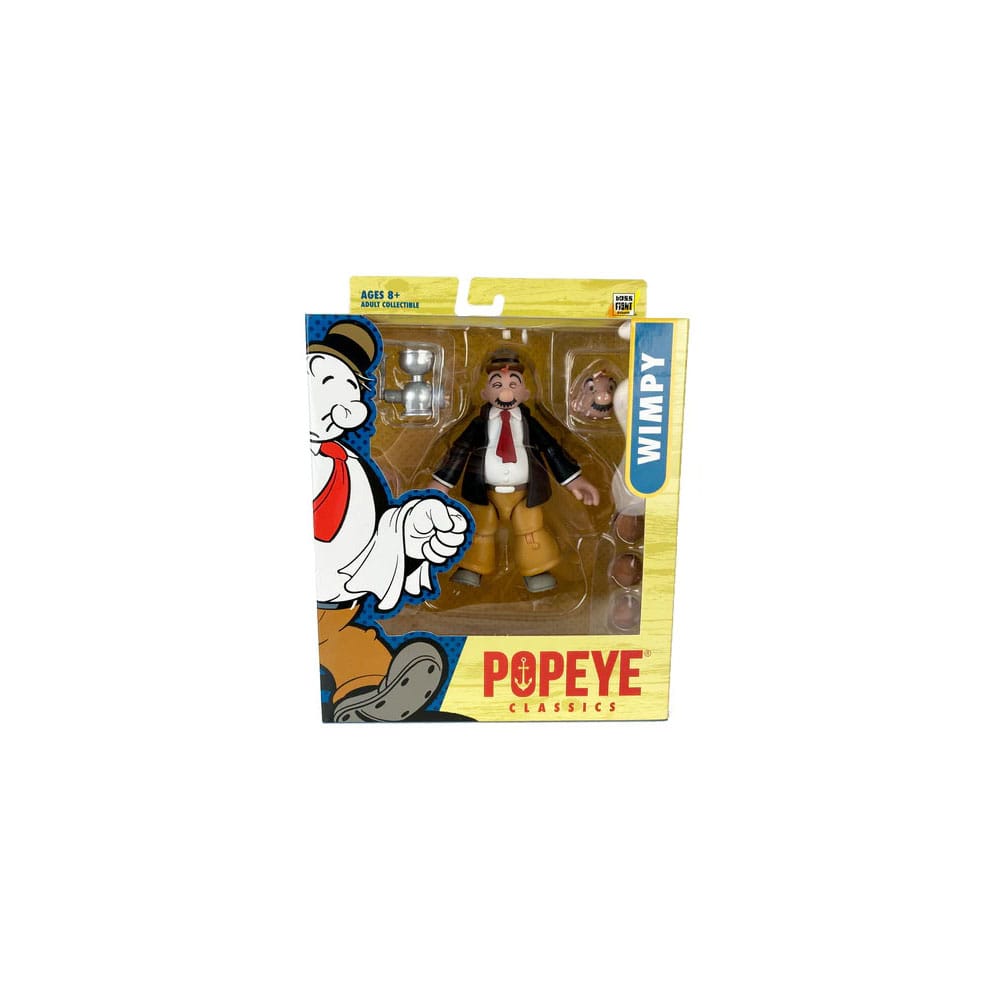Popeye Action Figure Wave 02 - J. Wellington Wimpy 10-15 cm in Malta | LAB7
