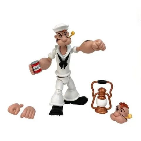 Popeye Action Figure Wave 02 - White Sailor Suit Popeye 10-15 cm in Malta | LAB7